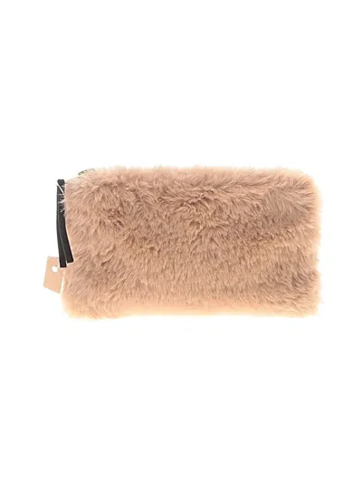 Pre-owned Unbranded Wristlet In Tan