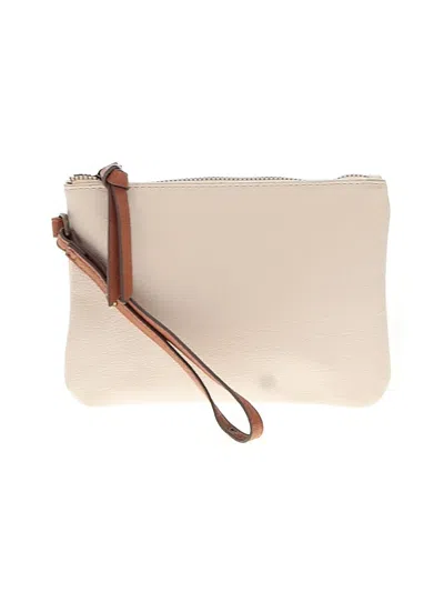 Pre-owned Unbranded Wristlet In White