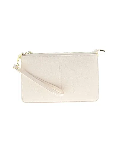 Pre-owned Unbranded Wristlet In White