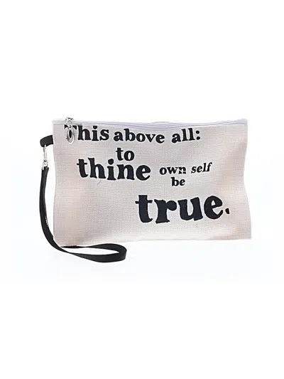 Pre-owned Unbranded Wristlet In White