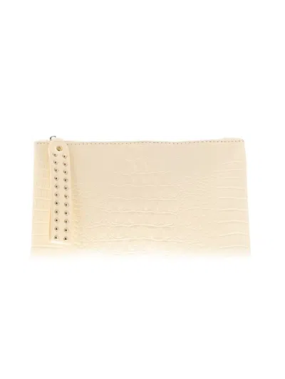 Pre-owned Unbranded Wristlet In White