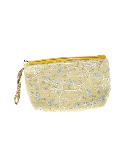 Pre-owned Unbranded Wristlet In Yellow