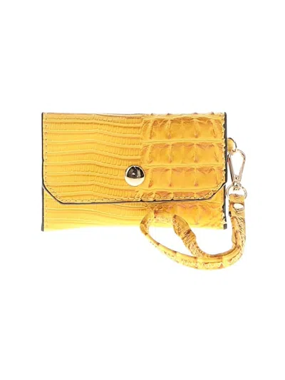 Pre-owned Unbranded Wristlet In Yellow