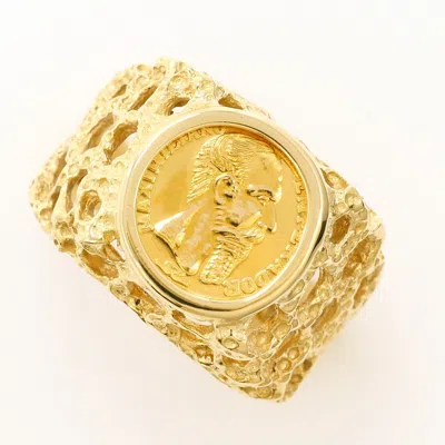 Pre-owned Unbranded Yellow Gold Yellow Gold (10k) Yellow Gold (14k) Band Ring ()