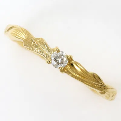 Pre-owned Unbranded Yellow Gold Yellow Gold (14k) Band Ring ()