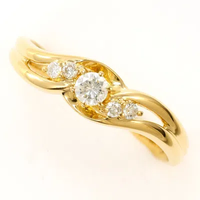 Pre-owned Unbranded Yellow Gold Yellow Gold (18k) Band Ring ()