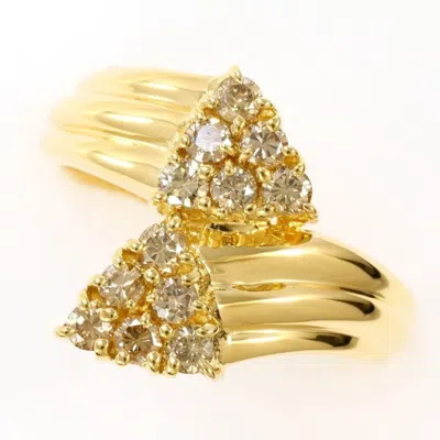 Pre-owned Unbranded Yellow Gold Yellow Gold (18k) Band Ring ()