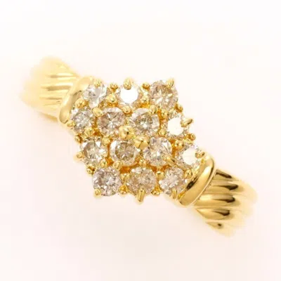 Pre-owned Unbranded Yellow Gold Yellow Gold (18k) Band Ring ()