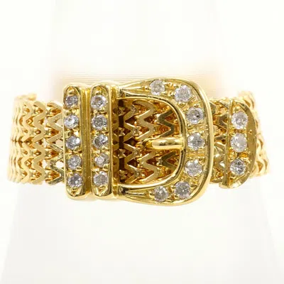 Pre-owned Unbranded Yellow Gold Yellow Gold (18k) Band Ring ()