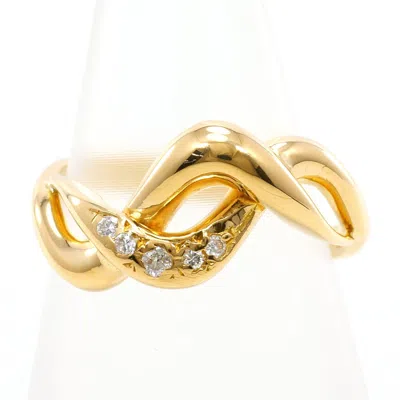 Pre-owned Unbranded Yellow Gold Yellow Gold (18k) Band Ring ()