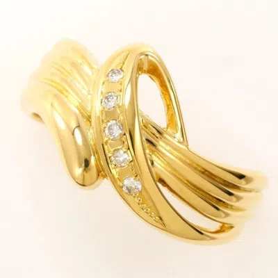 Pre-owned Unbranded Yellow Gold Yellow Gold (18k) Band Ring ()