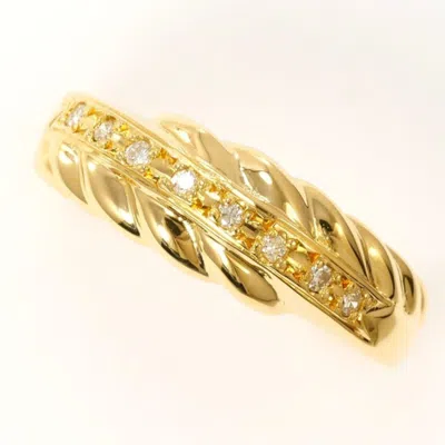 Pre-owned Unbranded Yellow Gold Yellow Gold (18k) Band Ring ()
