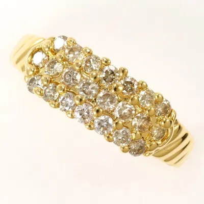 Pre-owned Unbranded Yellow Gold Yellow Gold (18k) Band Ring ()