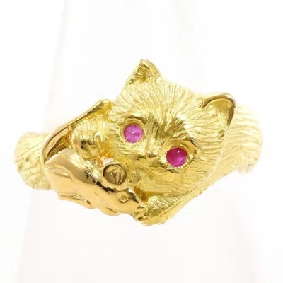 Pre-owned Unbranded Yellow Gold Yellow Gold (18k) Band Ring ()