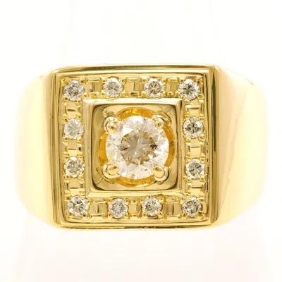 Pre-owned Unbranded Yellow Gold Yellow Gold (18k) Band Ring ()