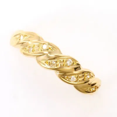 Pre-owned Unbranded Yellow Gold Yellow Gold (18k) Band Ring ()