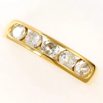 Pre-owned Unbranded Yellow Gold Yellow Gold (18k) Band Ring ()