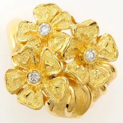 Pre-owned Unbranded Yellow Gold Yellow Gold (18k) Band Ring ()