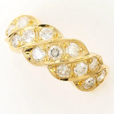 Pre-owned Unbranded Yellow Gold Yellow Gold (18k) Band Ring ()