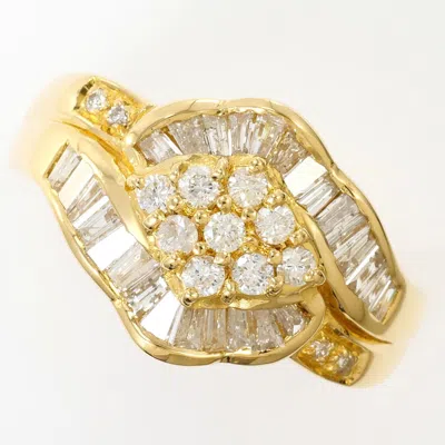Pre-owned Unbranded Yellow Gold Yellow Gold (18k) Band Ring ()