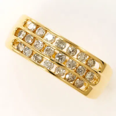 Pre-owned Unbranded Yellow Gold Yellow Gold (18k) Band Ring ()