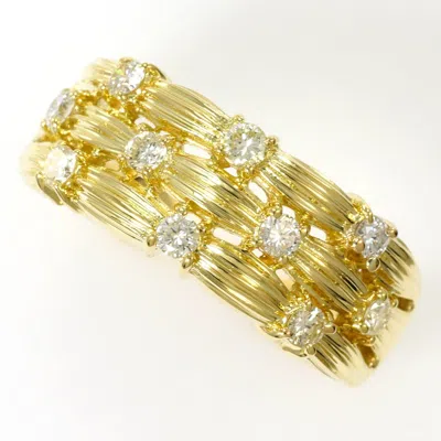 Pre-owned Unbranded Yellow Gold Yellow Gold (18k) Band Ring ()