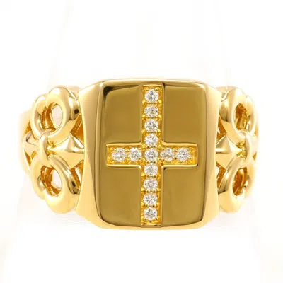 Pre-owned Unbranded Yellow Gold Yellow Gold (18k) Band Ring ()