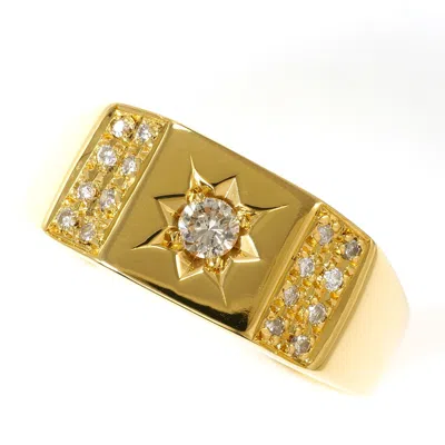 Pre-owned Unbranded Yellow Gold Yellow Gold (18k) Band Ring ()