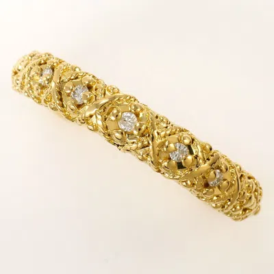 Pre-owned Unbranded Yellow Gold Yellow Gold (18k) Band Ring ()