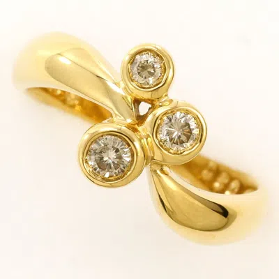 Pre-owned Unbranded Yellow Gold Yellow Gold (18k) Band Ring () In Multi