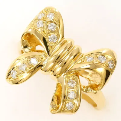 Pre-owned Unbranded Yellow Yellow Gold (18k) Band Ring ()