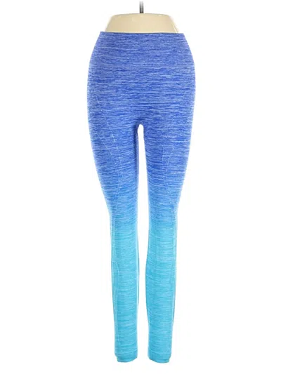 Pre-owned Unbranded Yoga Pants In Blue