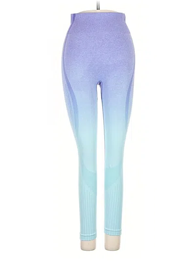 Pre-owned Unbranded Yoga Pants In Blue