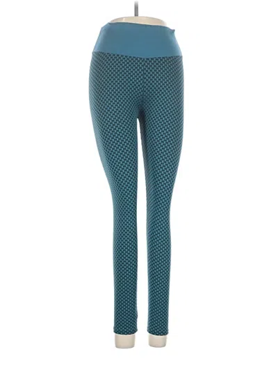 Pre-owned Unbranded Yoga Pants In Blue