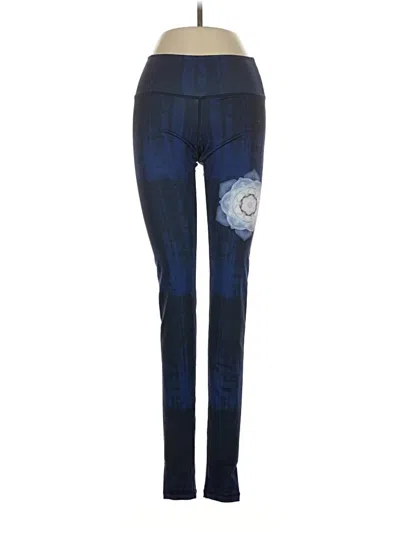 Pre-owned Unbranded Yoga Pants In Blue
