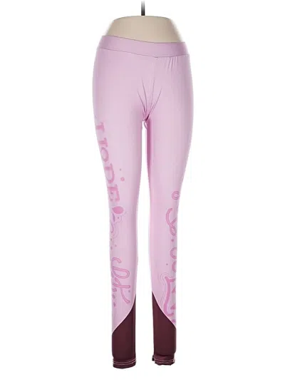Pre-owned Unbranded Yoga Pants In Pink