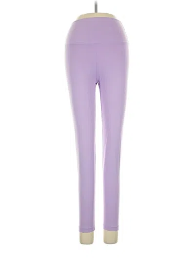 Pre-owned Unbranded Yoga Pants In Purple