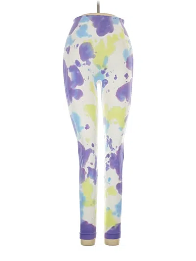 Pre-owned Unbranded Yoga Pants In Purple