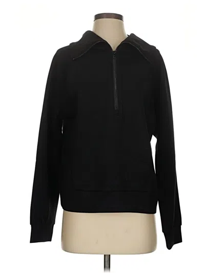 Unbranded Zip Up Hoodie In Black