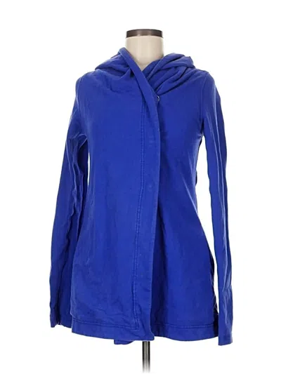 Pre-owned Unbranded Zip Up Hoodie In Blue