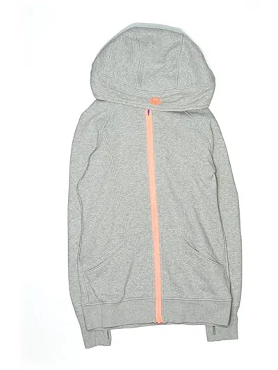 Pre-owned Unbranded Kids' Zip Up Hoodie In Gray
