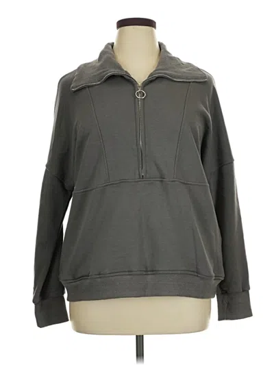 Pre-owned Unbranded Zip Up Hoodie In Gray
