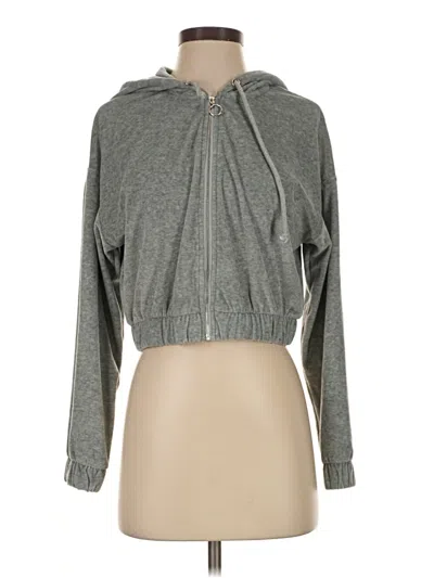 Pre-owned Unbranded Zip Up Hoodie In Gray
