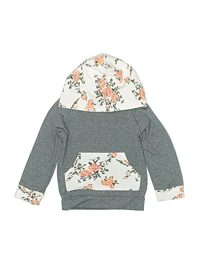Pre-owned Unbranded Kids' Zip Up Hoodie In Gray