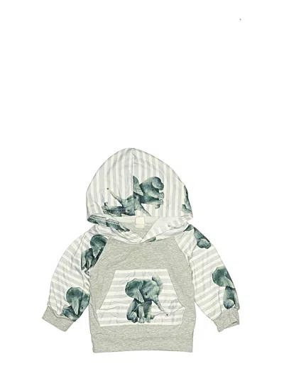 Pre-owned Unbranded Kids' Zip Up Hoodie In Green