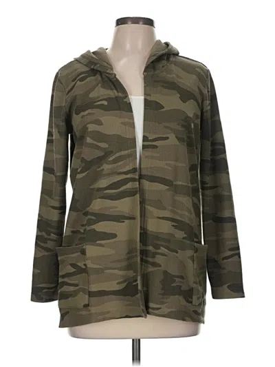 Pre-owned Unbranded Zip Up Hoodie In Green