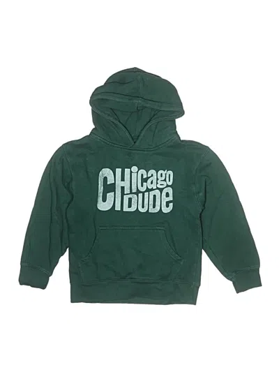 Pre-owned Unbranded Kids' Zip Up Hoodie In Green