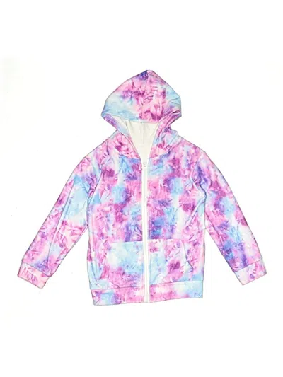 Pre-owned Unbranded Kids' Zip Up Hoodie In Purple