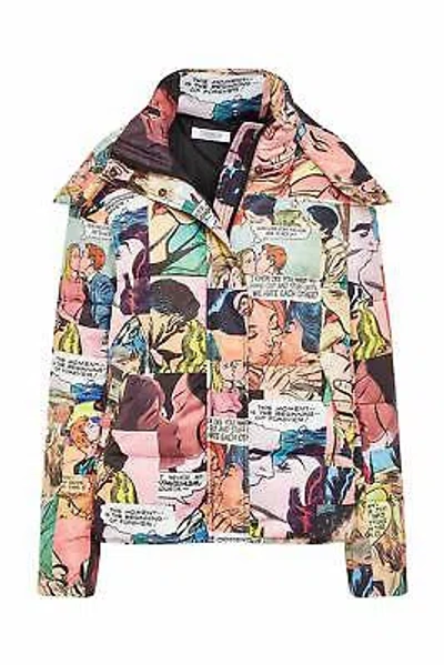 Pre-owned Unbreak.it Comic Print Down Jacket In To8 Kiss - Size S In Pattern