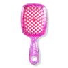 Unbrush Detangling Hair Brush Mini - Glitter Rose Quartz